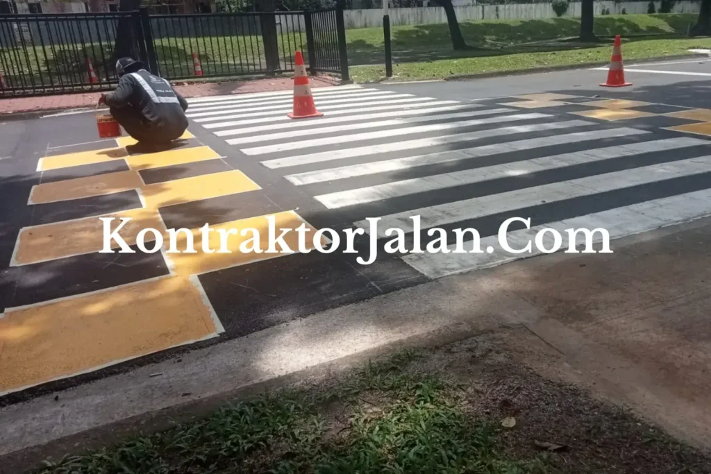 Harga Pembuatan Marka Jalan Thermoplastic