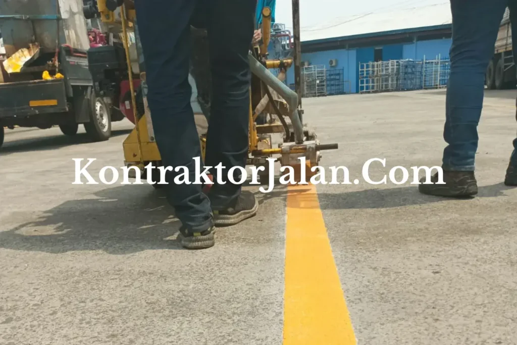Jasa Marka Jalan Jogja Thermoplastic