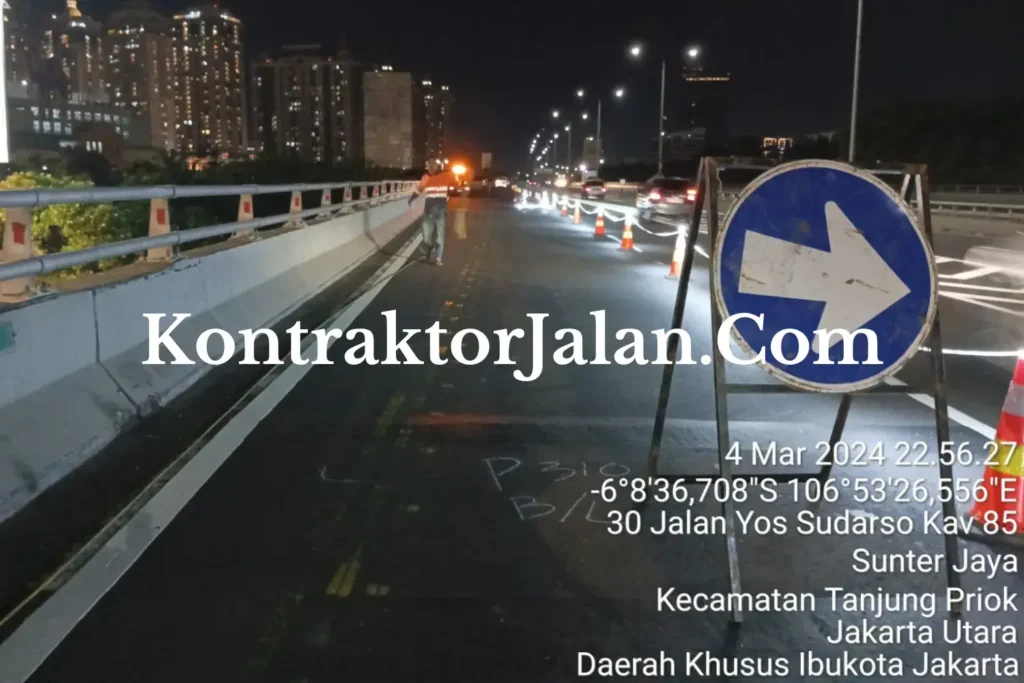 Jasa Pengecatan Marka Jalan Tol