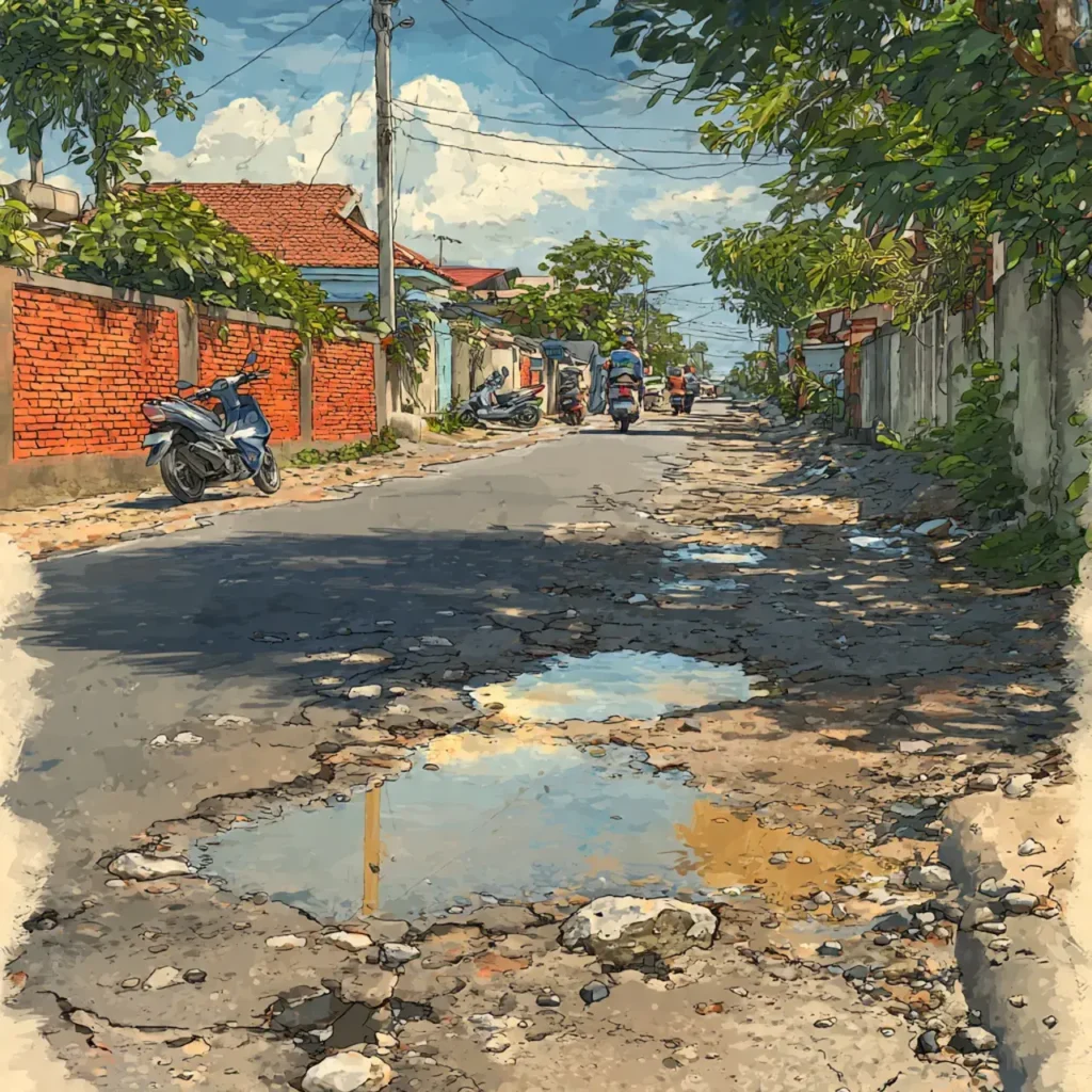 Kerusakan Jalan Depok